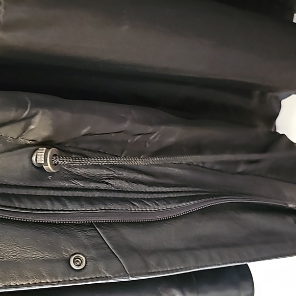 Vintage- NAPA LAMB LEATHER A&S Selections Modo Peau black jacket small - Picture 5 of 10